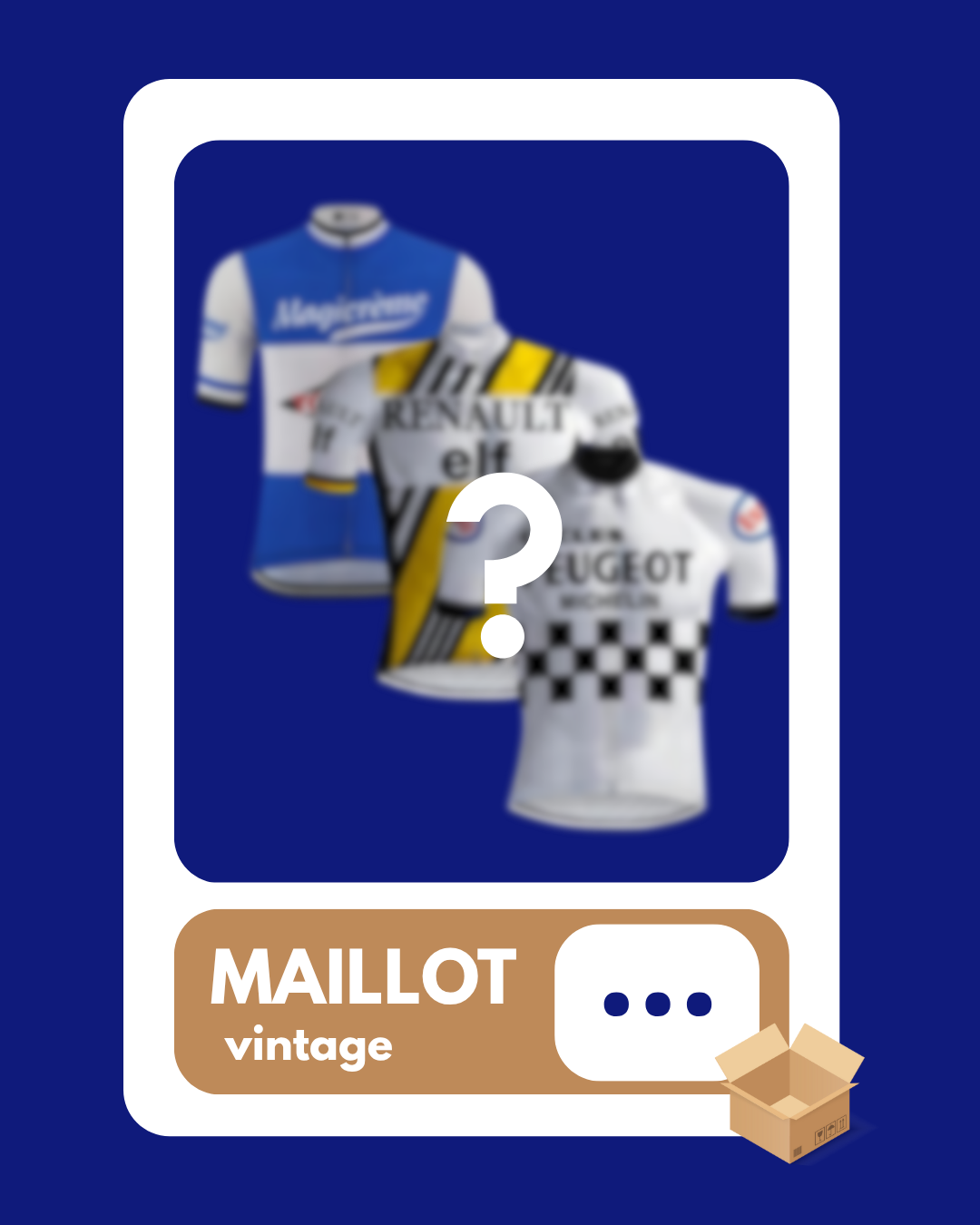 Box mystère haut maillot vintage réplique