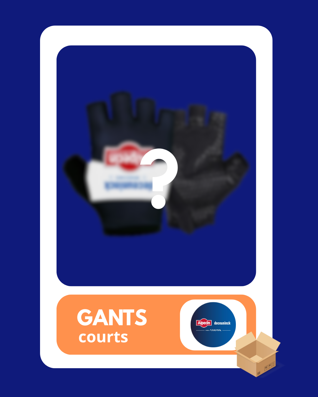 Box paire de gants courts