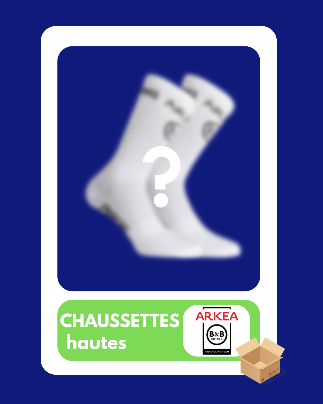 Box cyclisme mystère paire de chaussettes