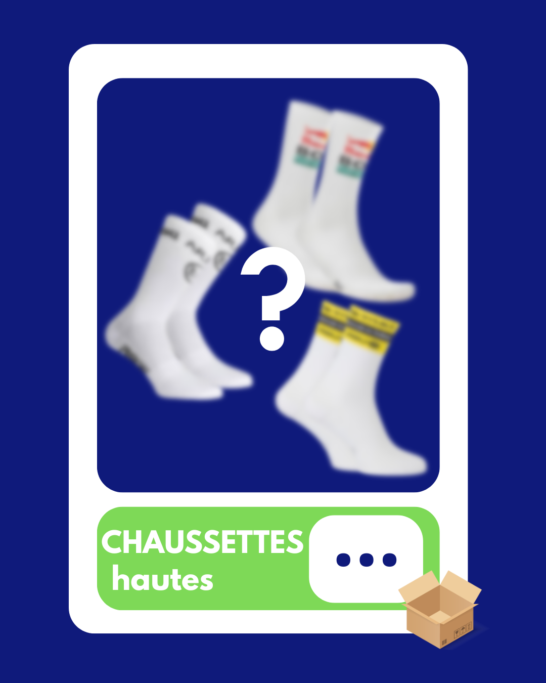 Box cyclisme mystère paire de chaussettes